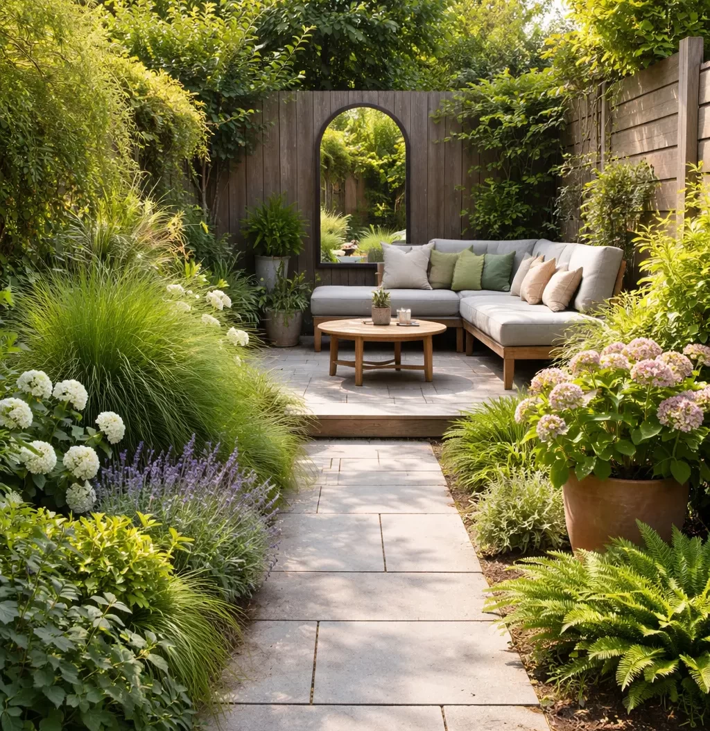 Slim ingericht met diepte, groen en een ruimtelijk gevoel.