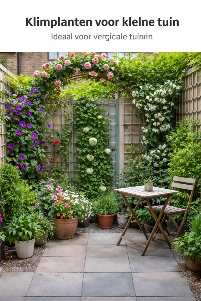 Groen en bloei voor een compacte tuin.