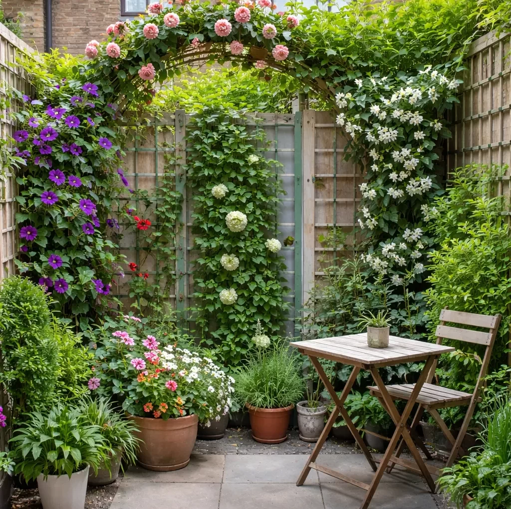 Groen en bloei voor een compacte tuin.